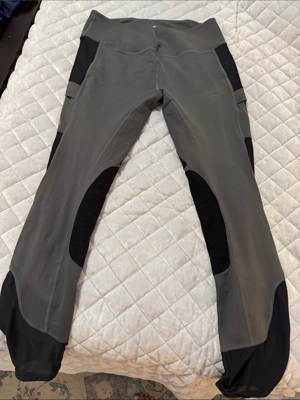 Women’s Horseware xxl horse riding breeches grey with black